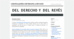 Desktop Screenshot of delderechoydelreves.net